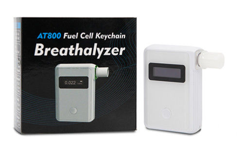 CE RoHS 0.25mg/L 0.50g/L Keychain Alcohol Tester Breathalyzer Lightweight