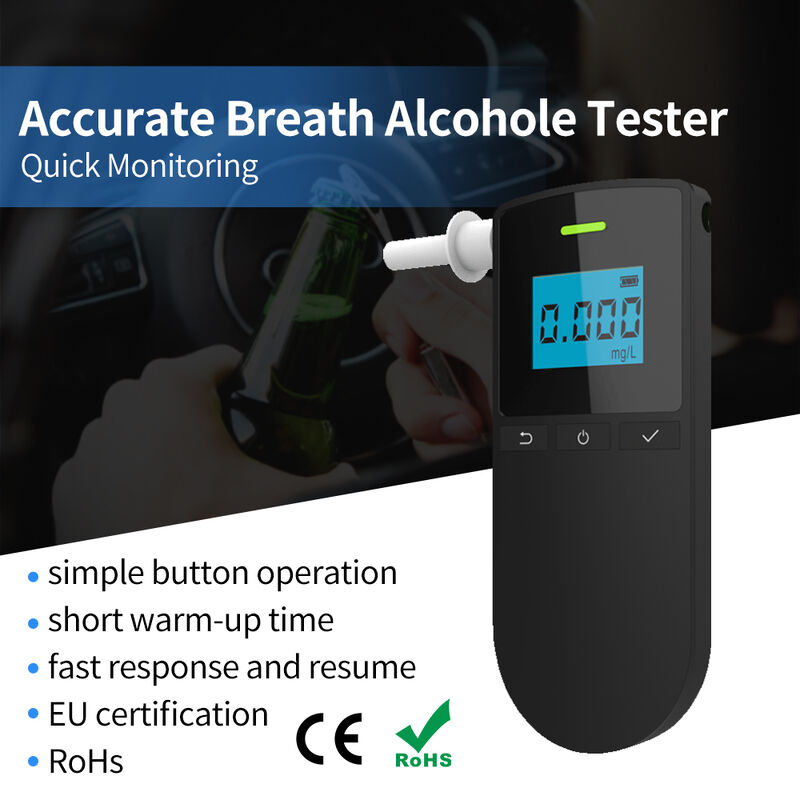 Portable Digital Breathalyzer Alcohol Tester Gas Analyzers Product Category