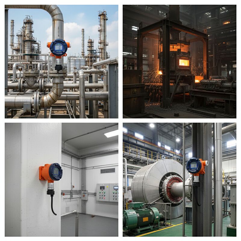 GTQ-BS03 Fixed Gas Detector – Industrial Combustible & Toxic Gas Monitor with 4-20mA/RS485 Output & IP67 Rating